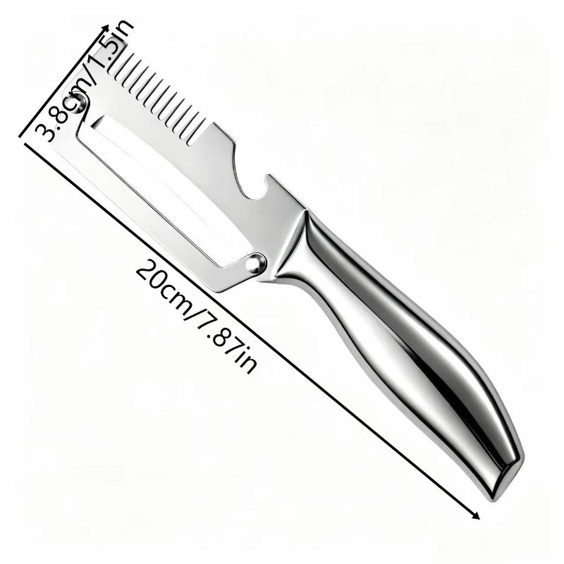 Stainless Steel Peeler With Bottle Opener Blade And Labor Saving Design For Home Kitchen Vegetable Fruit Peeling Tools