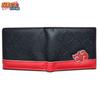 Naruto Leather Wallet Pain Akatsuki Red Cloud Metal Logo Coin Purse Card Holder ID Banknote Storage Cool Anime Gift for Fans