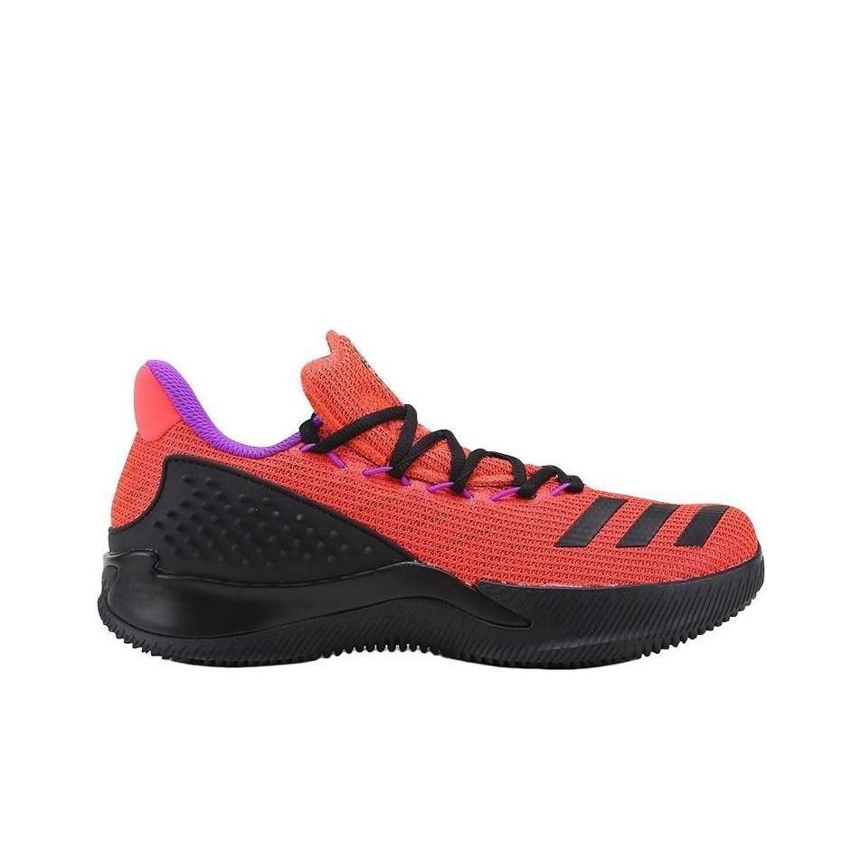 adidas Ball 365 Low Vielseitig Bequem Stoßdämpfend Rutschfest Leicht Low-Top Basketballschuhe Herren Sneaker Rot AQ7301