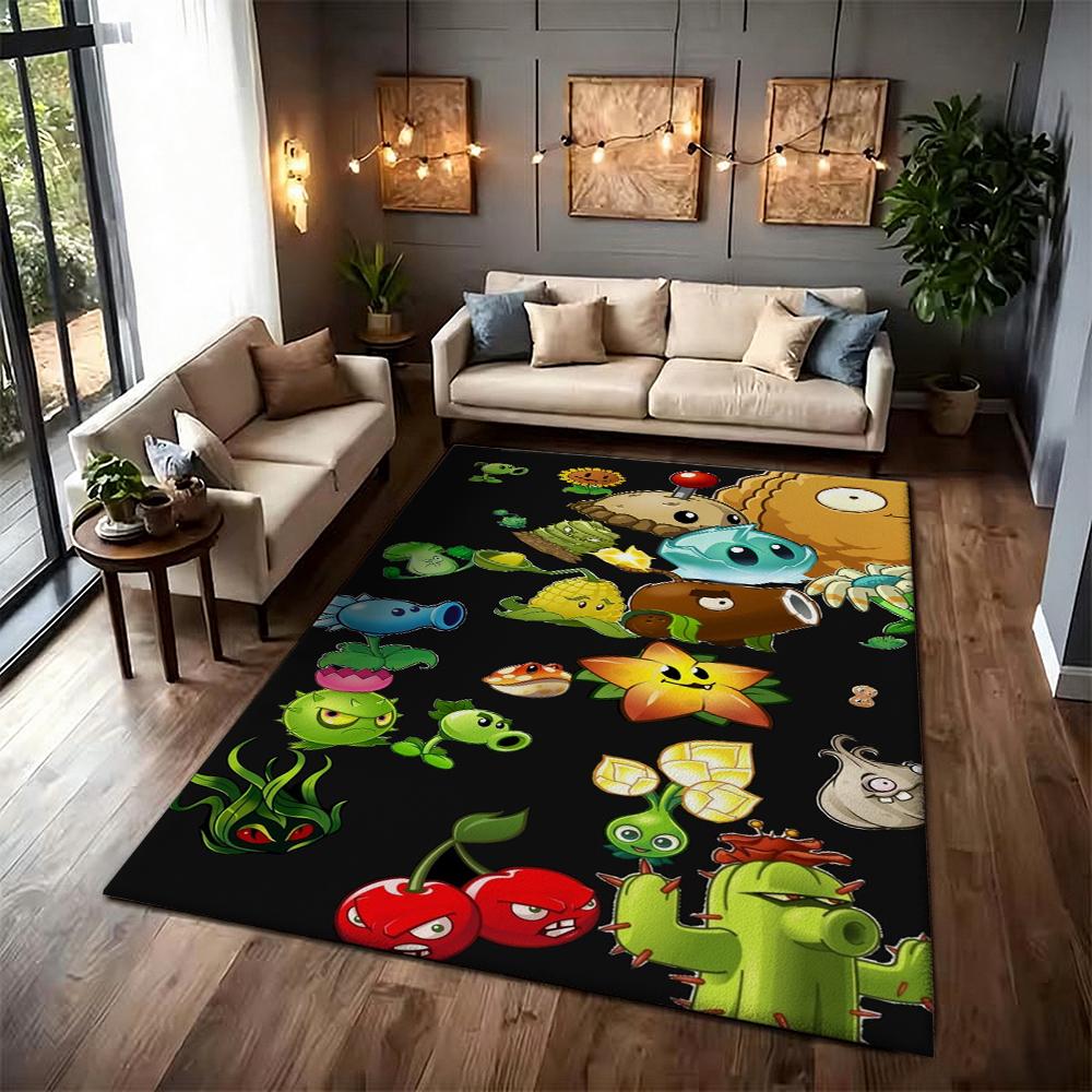 Plants Vs Zombies Carpet Living Room And Bedroom Mats Floor Mats Doormat Office Chair Cushion Room