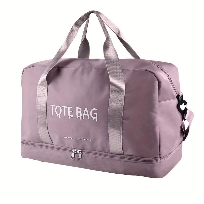 Large-Capacity Travel Bag - Lightweight Nylon, Dry/Wet Separation, Perfect for Sports, Vacations & Short-Distance Business Trips, Luggage for Travel