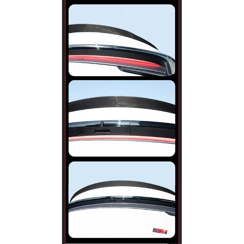 New Car Trunk Wing Spoiler For New Tesla Model Y Juniper 2025+ Real Carbon Fiber Spoiler Tail Fin Real Carbon Fiber Accessories