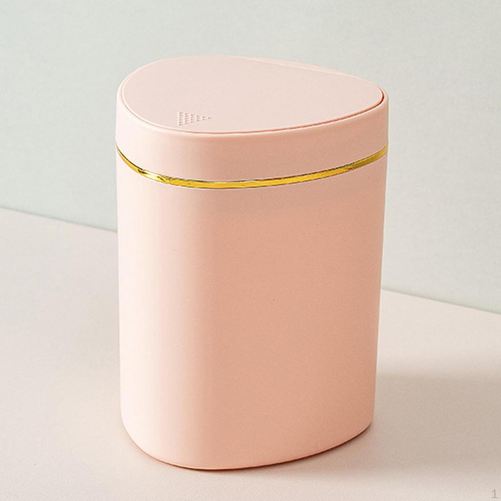 Compact Wastebasket with Lid for Tabletop And Car