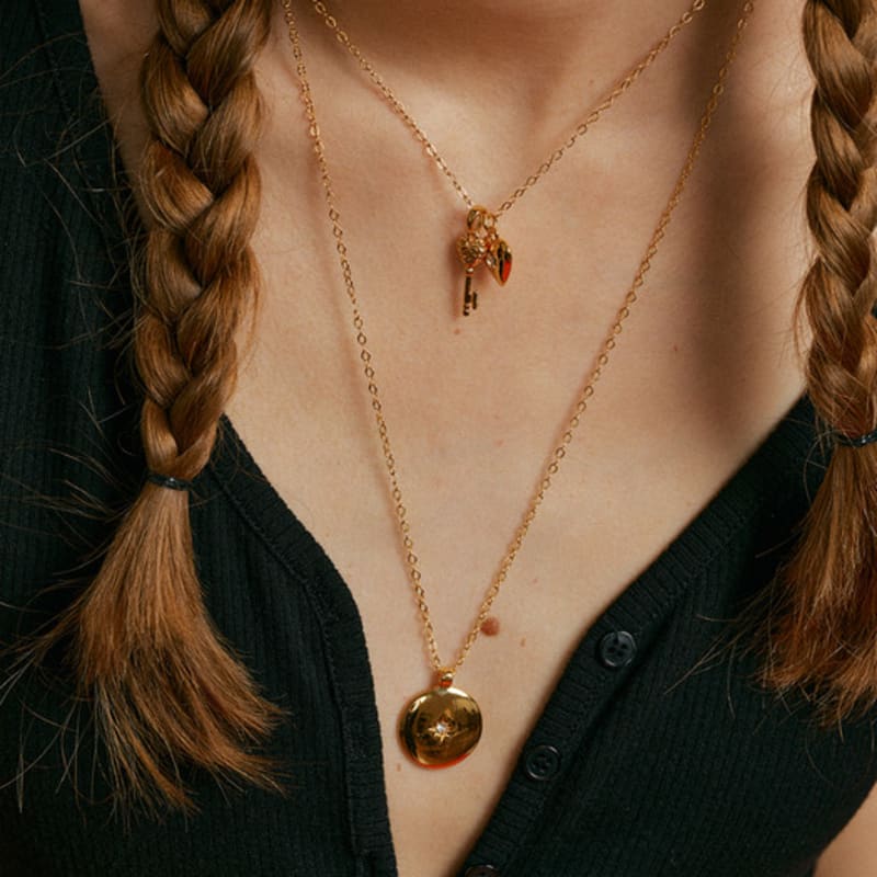 

XPIER Rond gold Necklece gold