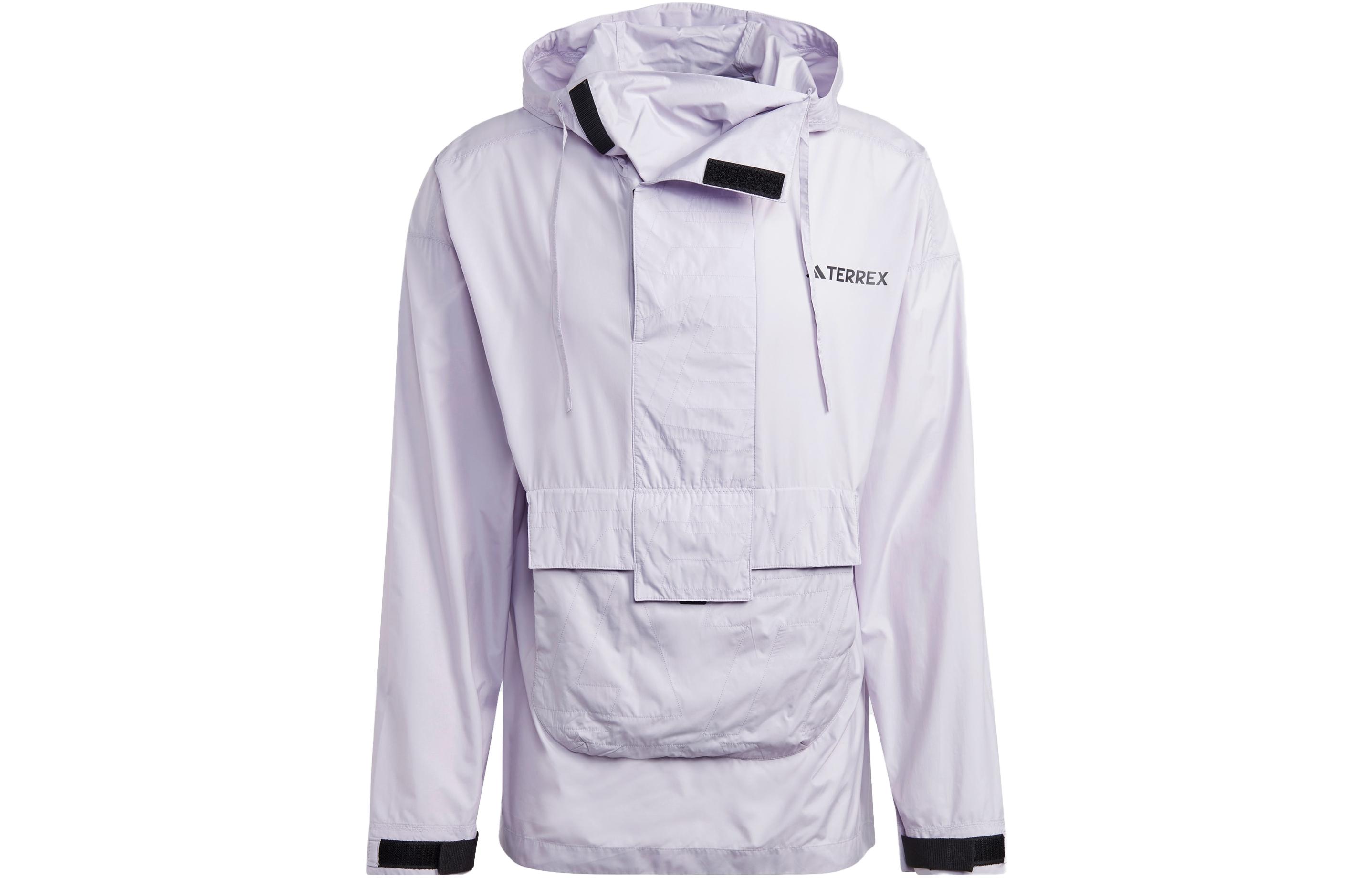 Adidas Terrex Jackets Men s Silver Hooded Moderate Other HN2957 L