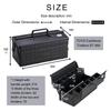 TOYO Steel 2-Tier Tool Box ST-350 Red Japanese Made Cantilever Toolbox