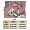 Warme Decke Kinder Reise Terrifier Bettwäsche Überwürfe Horrorfilm Flanell Tagesdecke für Couch Stuhl Sofa Bett Druck Sofa Bettbezug