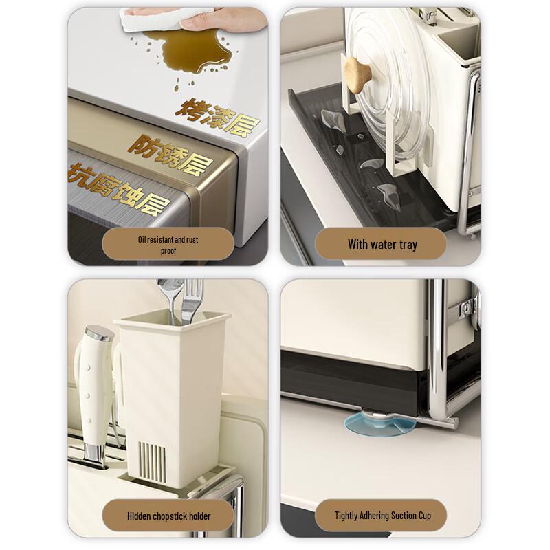 Yunshuang Multi-functional Kitchen Knife & Chopping Board Rack