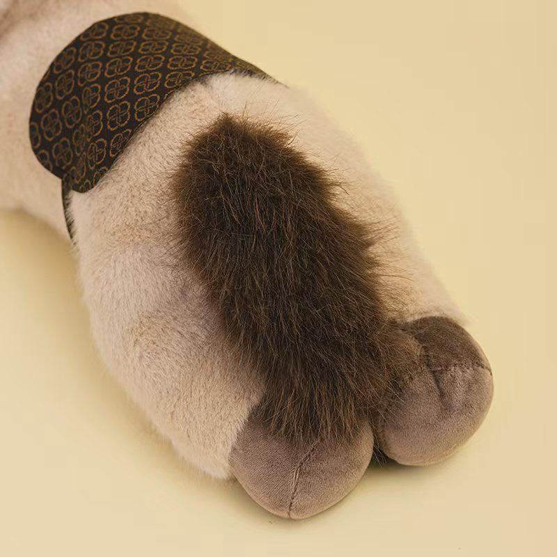 Lying Posture Style Horse Plush Toy Stuffed Animal Horse Toy Home Decor  Favor Farm Props Sofa Backrest Floor Flat