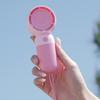 Small Handheld Fan Quiet 3 Speed Adjustable USB Rechargeable Summer Cooling Fan Portable Travel Mini Personal Fan Phone Holder