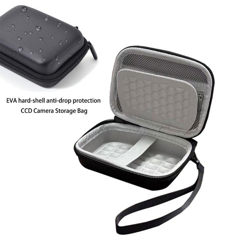 Durability Scratch Resistant EVA Camera Bag with Travel Handle Waterproof Shockproof Pouch for Small Digital Cameras Case