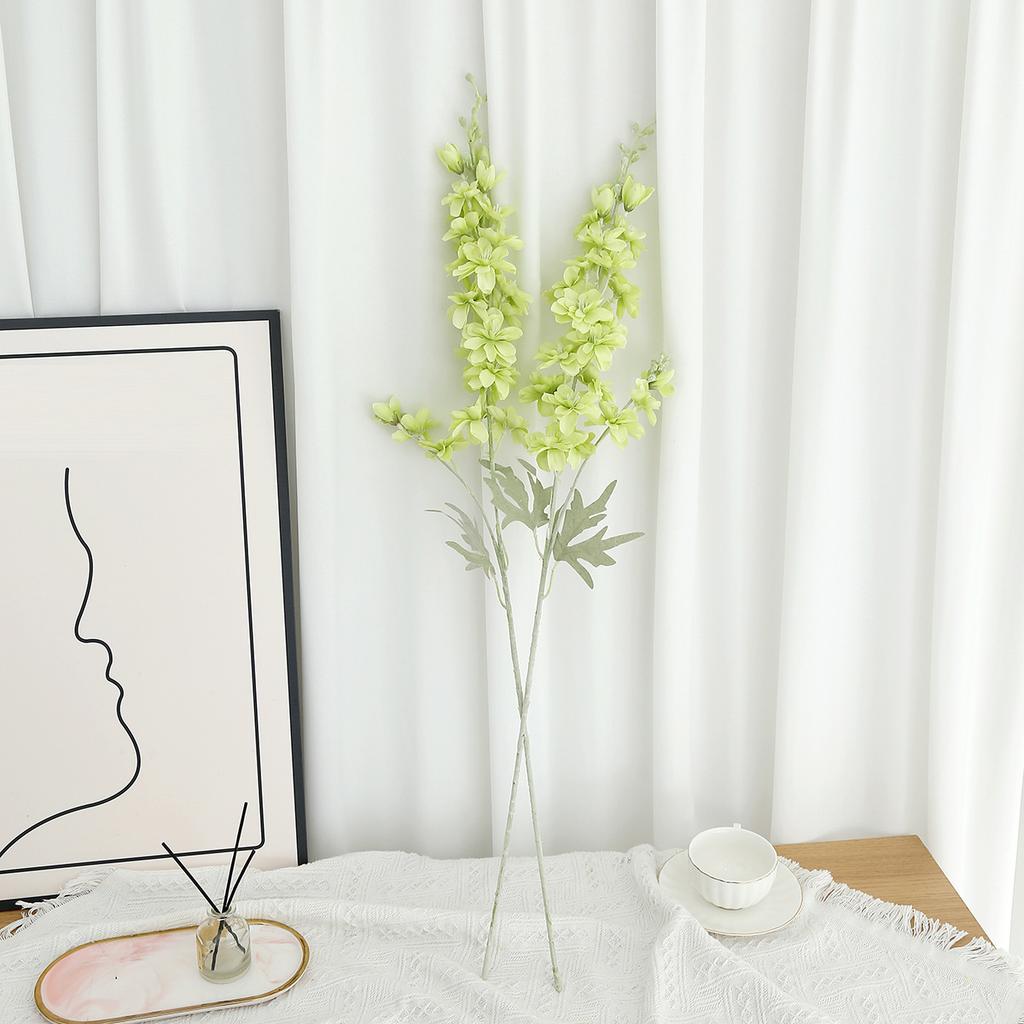 Yannew 3 Stück 85cm Delphinium Künstliche Blumen Langer Stiel Seide Hyazinthe Hochzeitsblumengestecke Dekoration Heimzimmerdekor