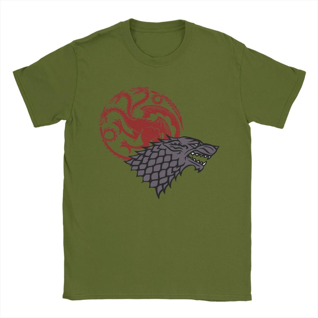 Strong Game Of Thrones House Targaryen Sigil Tshirts 100 Cotton Tees Crew Neck Short Sleeve T Shirt New Arrival Clothing