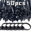 Car Nylon Tie Wrap Cable Fixed Fastener Clips Strap Self-Locking Nylon Cable Ties Car Hose Fastening Storage Organizer
