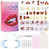 Dental Diamond Tooth Decoration, Tooth Diamond Tool Diy Set, Tooth Sticker, Diamond Love Horse Eye Decoration