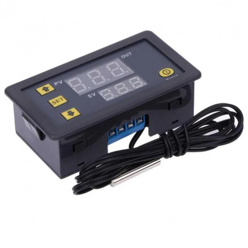 W3230 Relay Output Digital Temperature Controller -55~120°C Thermostat Regulator Heating Cooling Control Switch 12V 24V 110-220V
