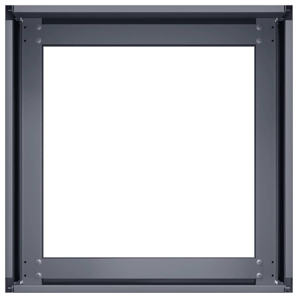 Anthracite Pot 40X40X30 Cm Steel