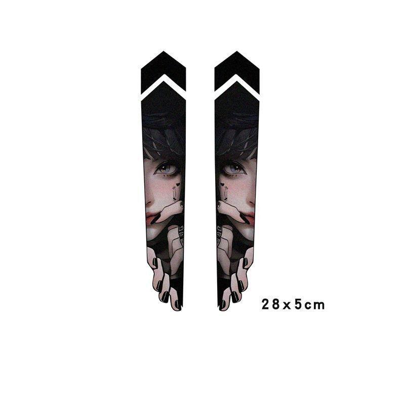 

Аниме Смертельный Взгляд Водонепроницаемая Наклейка на Нижнюю Трубу для Шоссейных или Горных Велосипедов Standard Material