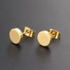 Minimalist Stainless Steel Dentist Tooth Stud Earring Women Men Cute Cross Earings Leaf Swallow Earing Party Accessories