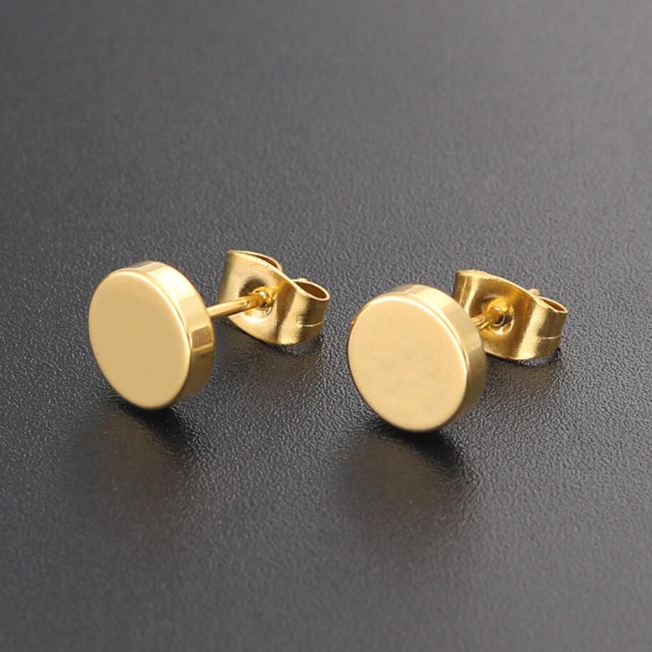 Minimalist Stainless Steel Dentist Tooth Stud Earring Women Men Cute Cross Earings Leaf Swallow Earing Party Accessories