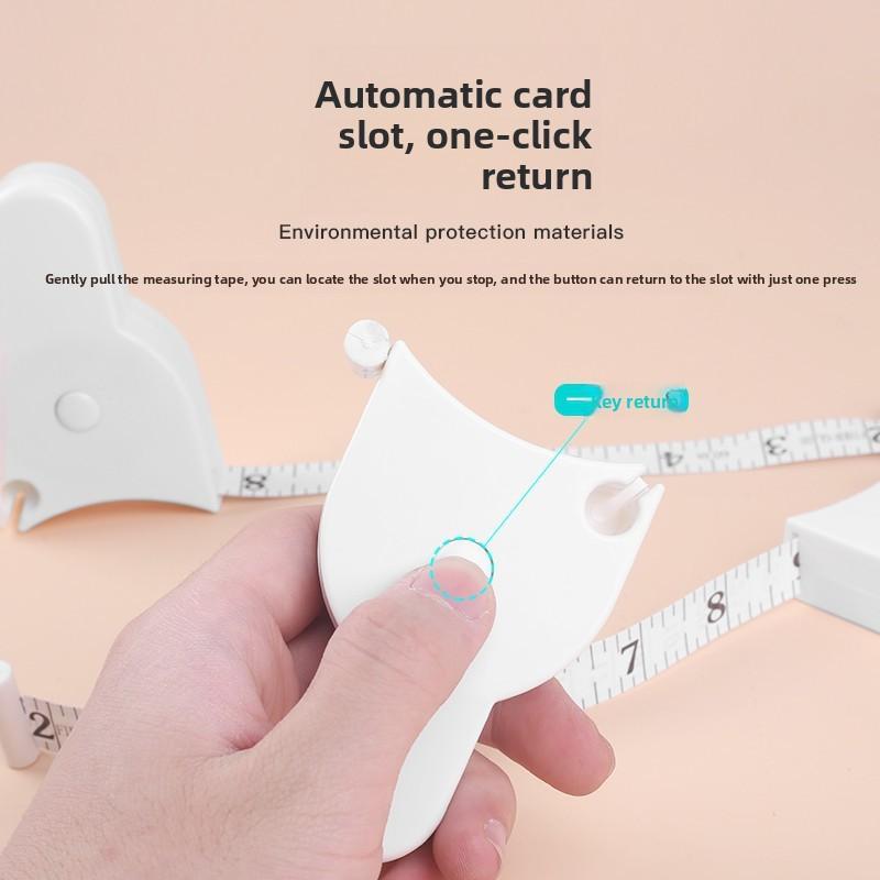 Portable Bust Tape Measure Automatic Waist Measurement Y-shaped Tape Measure Household Mini Small Tape Measure Student Portable Soft Measure