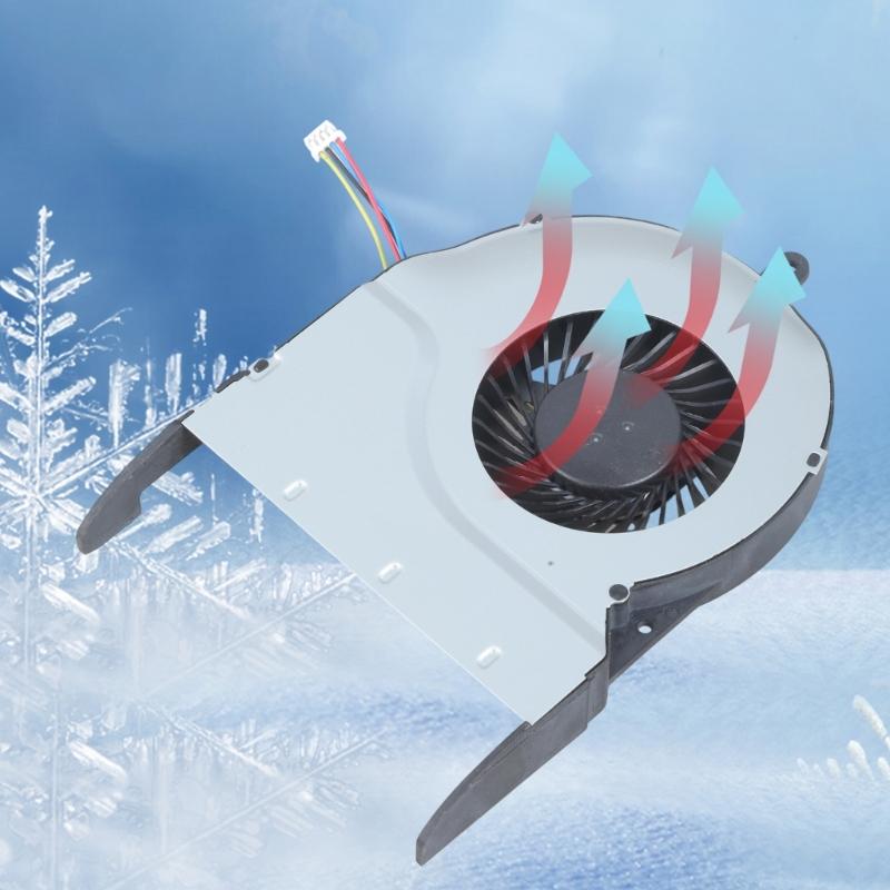 Replacement CPU Cooling Fan Notebook Cooling Metal Heat Dissipation Fan for N551 C331 Laptop Notebook Accessories