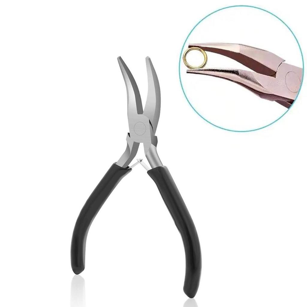 Handmade Mini Pointed Pliers for DIY Jewelry and Wire Looping