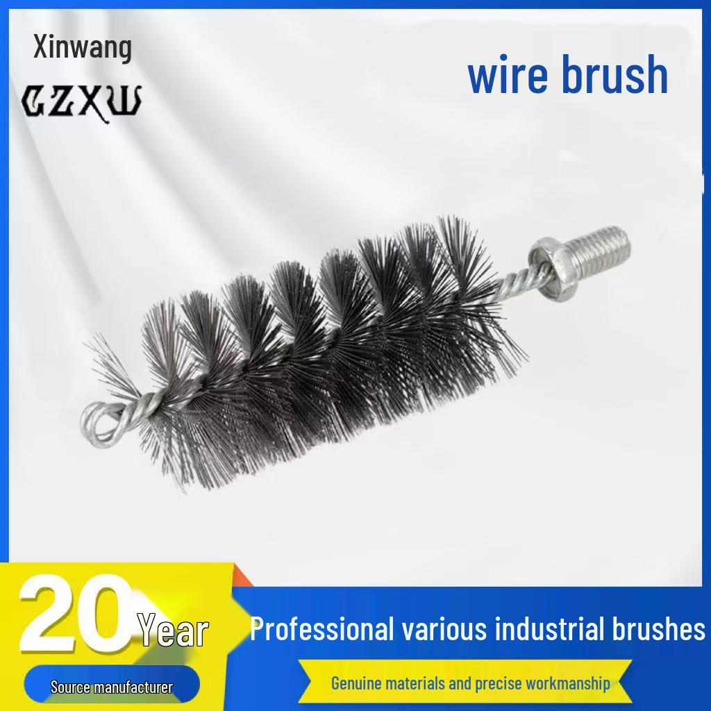

Chimney Rust Removal Steel Wire Brush for Electric Drill OD 10*0.2 Steel Wire M8