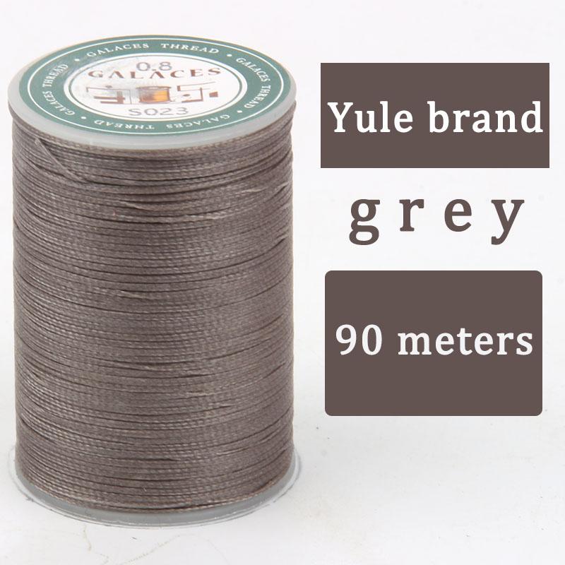 DIY Hand Sewn Leather Goods Wax Thread 0.8mm Hand Sewn Flat Wax Thread Leather Foreskin Leather Hand Sewn Thread