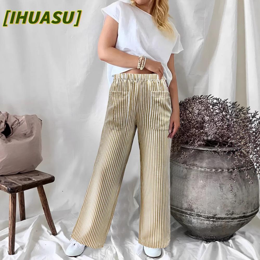IHUASU Damskie Modne Spodnie Casual i Capri