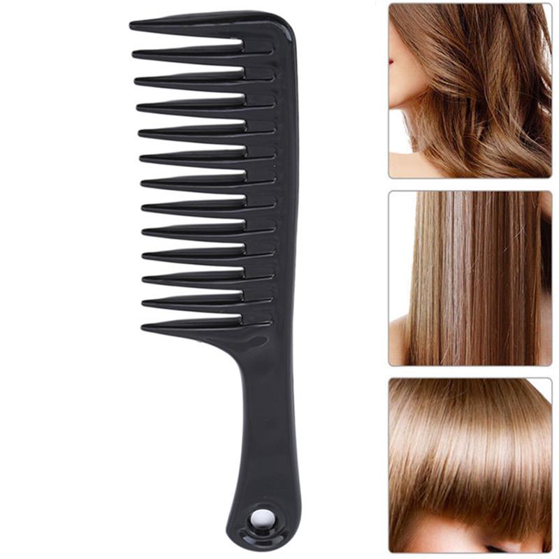 1 Pettine Antistatico a Denti Larghi Pettine da Salone per Shampoo per Capelli Spessi Capelli Lunghi e Capelli Ricci