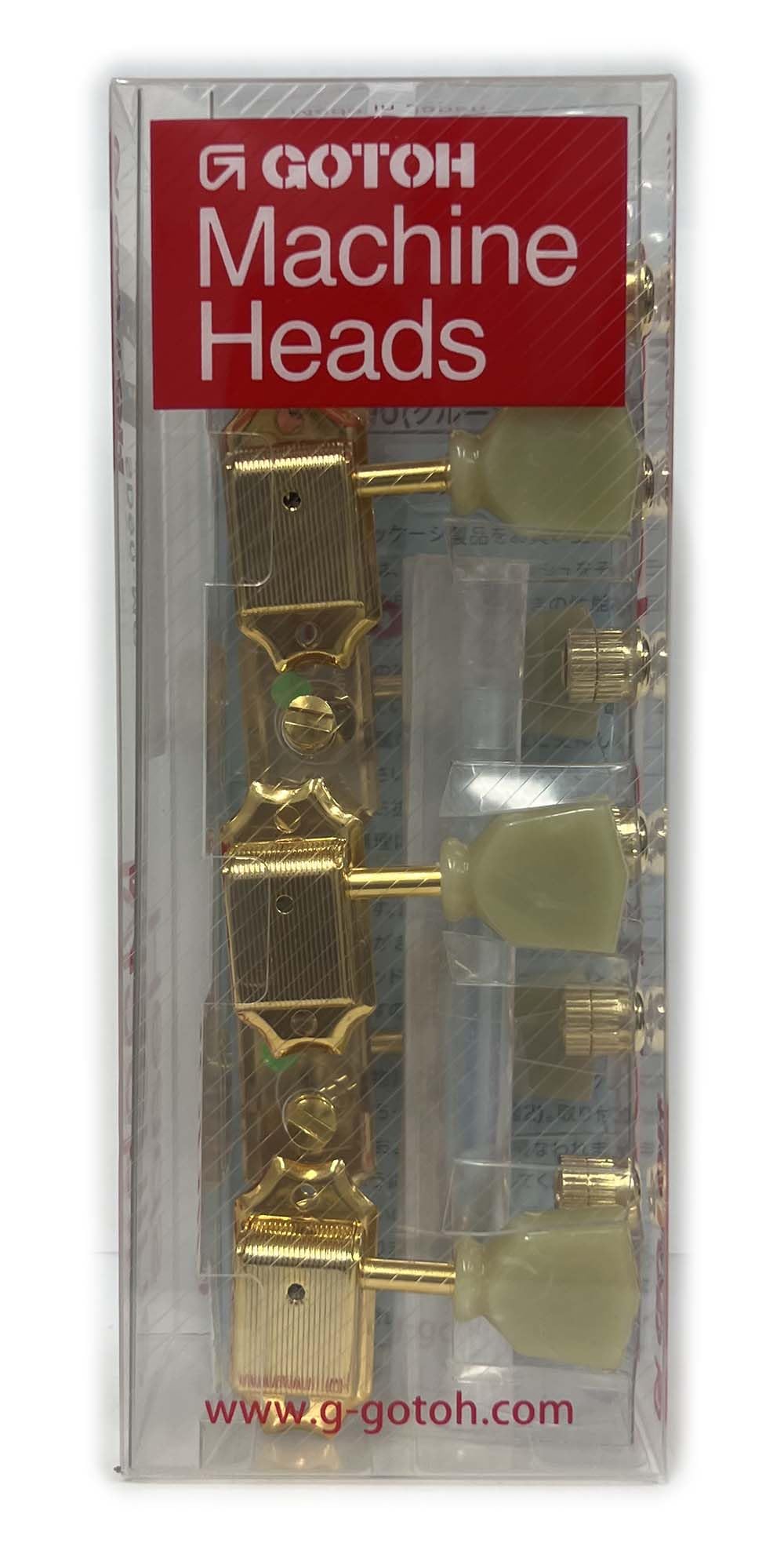 

GOTOH Guitar Pegs Gold SD90-MG-SL-L3R3-GG 20322GYX/D золотой