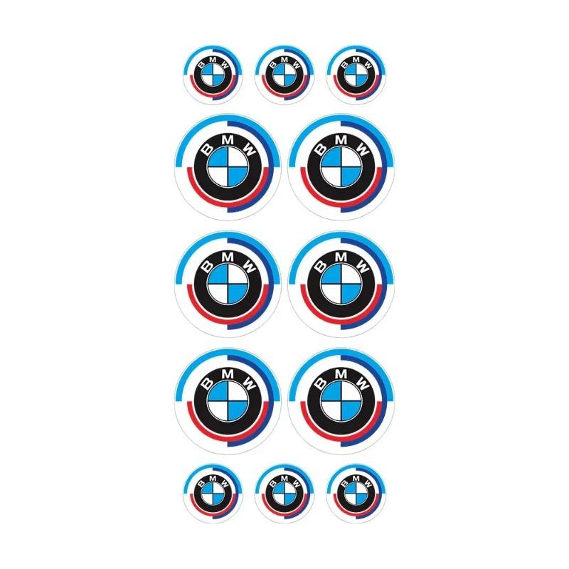 Pro BMW Kulaté 3D Logo Auta Reflexivní Voděodolná Samolepka Pro S1000 RR R1250 GS Motocykl Závodní Dekorace Měkká Samolepka