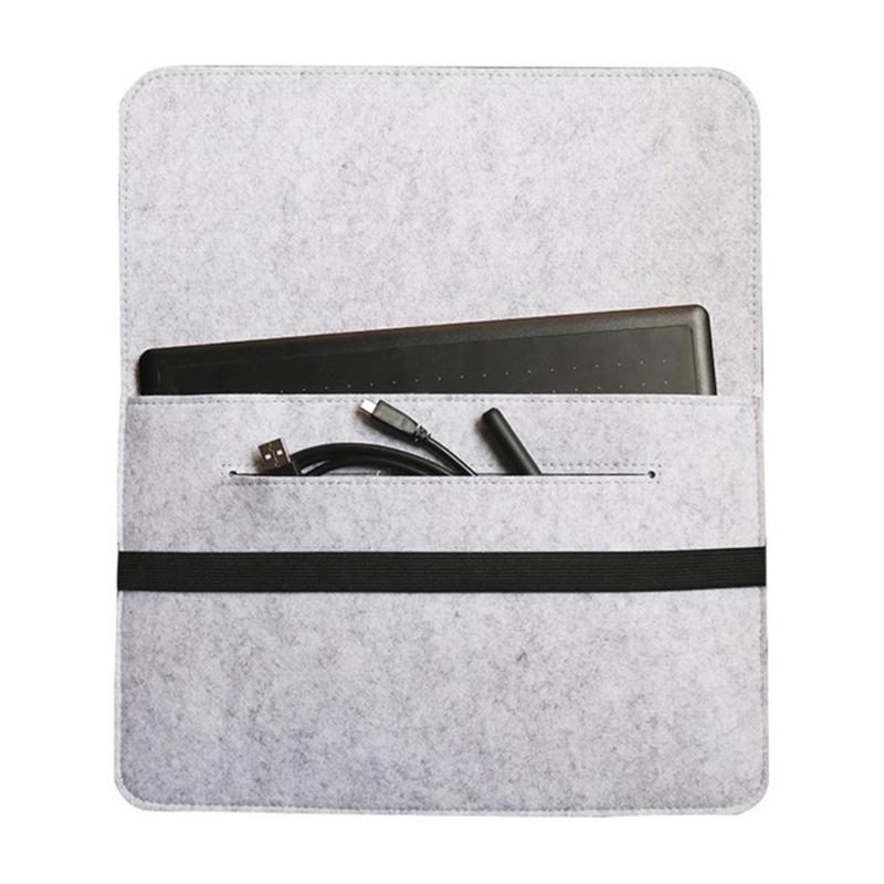 Felt Protective Bag Storage Pouch for GM116HD Kamvas13 Drawing Tablets Container