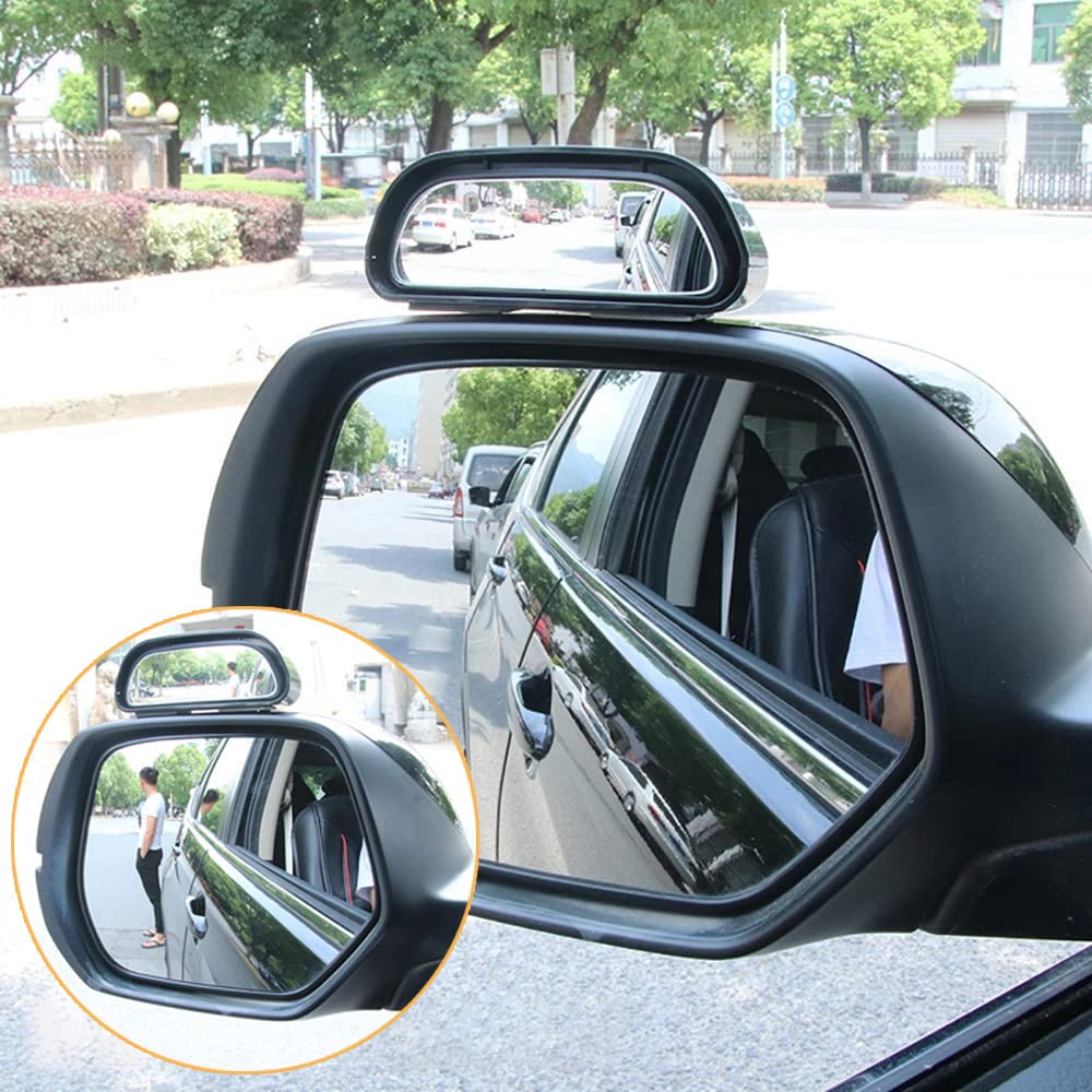 DFsucces Pomocné zrcátko do auta, Boční zrcátko pro automobily, Nastavitelný úhel, Zadní pohled, Mrtvý úhel