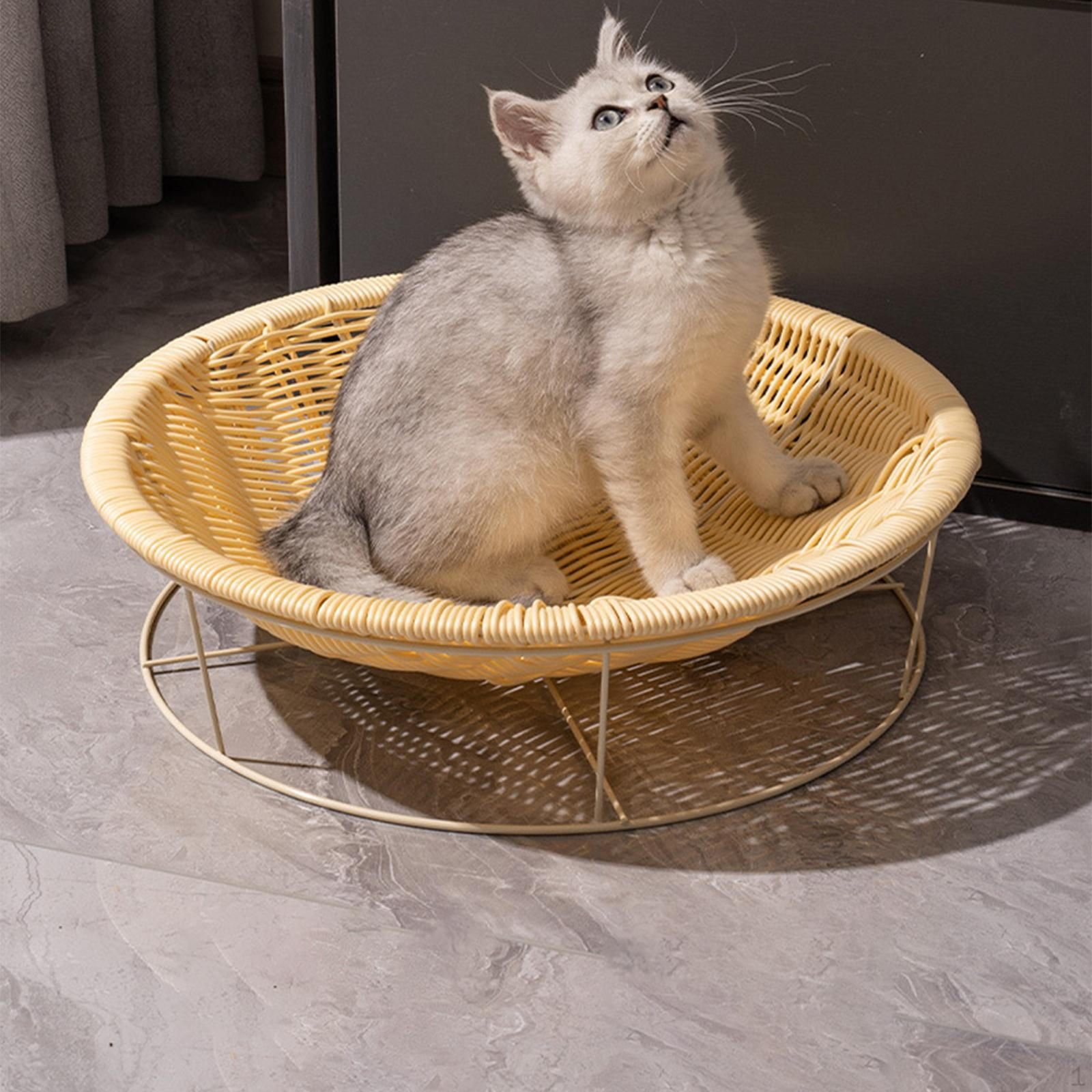 

Орнамент Кровать для кошки,Подарки для домашних животных Многофункциональное Легкое Круглое Оборудование для питомника для Лета