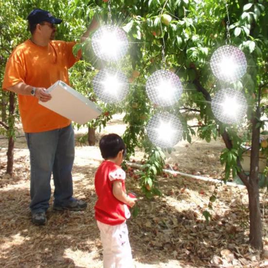 8 Adet Kuş Kovucu Reflektör Yansıtıcı Plastik Diskler Hayvan Kovucu Alet