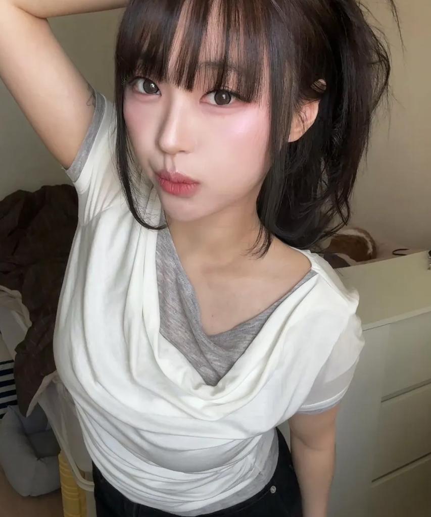 MIXXO Layered Short Sleeve T-Shirt_Miwhwg501A