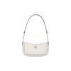 Michael Kors MK Leida Silver Logo Leather Shoulder Bag Crescent Bag Women shoulder bag Black Cream Blue 35S4S9GU5L