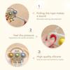 Educational Baby Soothing Rattle Finger Presser Game  for 0-12 Months Baby Sensory Cognition