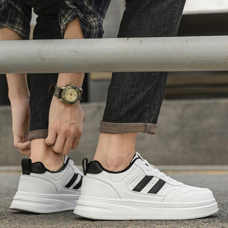 Nové Pánské Klasické Módní Nízké Tenisky na Skateboarding s Tlustou Podrážkou Pohodlné Měkké Podrážky Basketbalové Tenisky