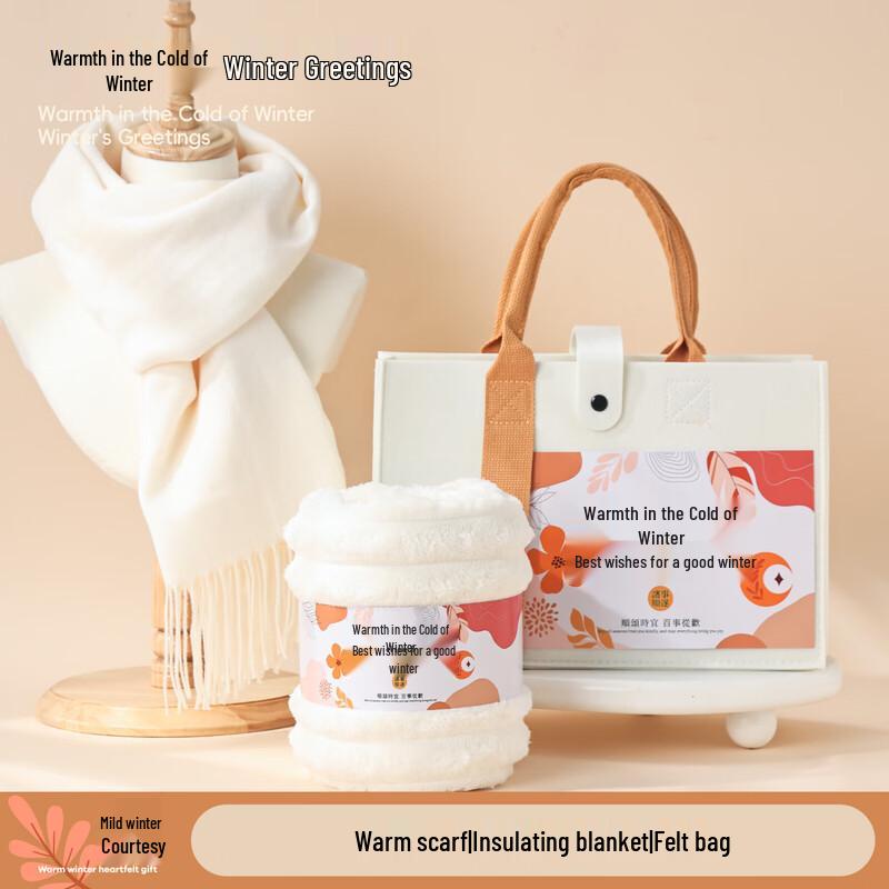 Winter Warmth Felt Bag Gift Set Package 09