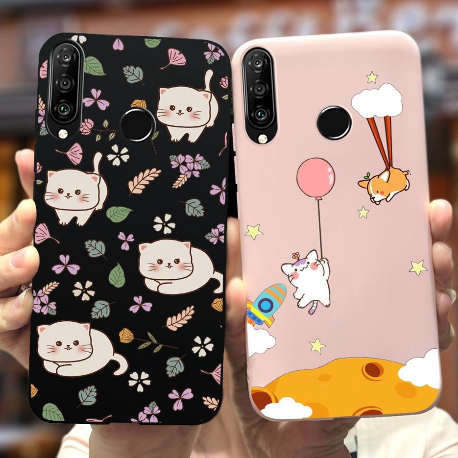 For Huawei P30 Lite Case Cute Dinosaur Cartoon Cover Soft TPU Phone Case For Huawei P30 Pro P 30 Lite P30Lite Shell Fundas Coque