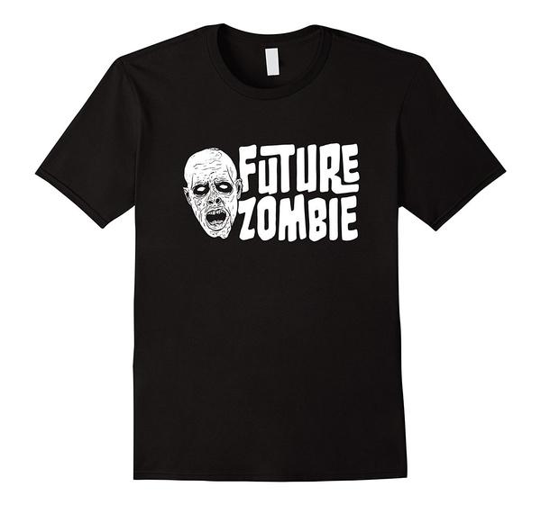 Future Zombie Funny Halloween T-Shirt for Men Graphic T-Shirt - Men s Summer Cotton Graphic Tee S разноцветный