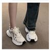 Women S White Fashion Casual Breathable Thick Sole Dad Shoes