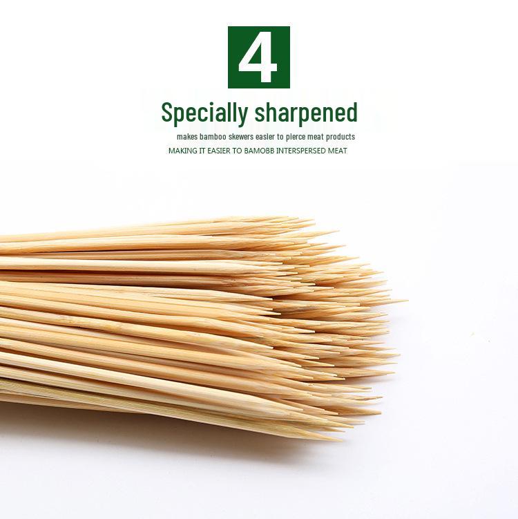 Barbecue Bamboo Skewers: 3.0mm X 15-40cm for Lamb & Mala Tang
