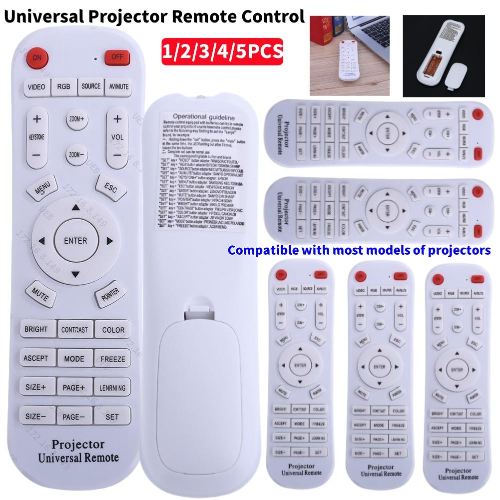 1-5PCS Universal Projector Remote Control for 3M Acer Benq Toshiba Epson Hitachi Sony Jvc Nec Optoma Panasonic Projector Part Ac