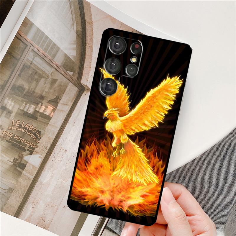 Phoenix Bird Phone Case For Samsung Galaxy S25 Ultra S9 S10 S20 S21 S22 S23 S24 Plus S24 FE Bumper Cover