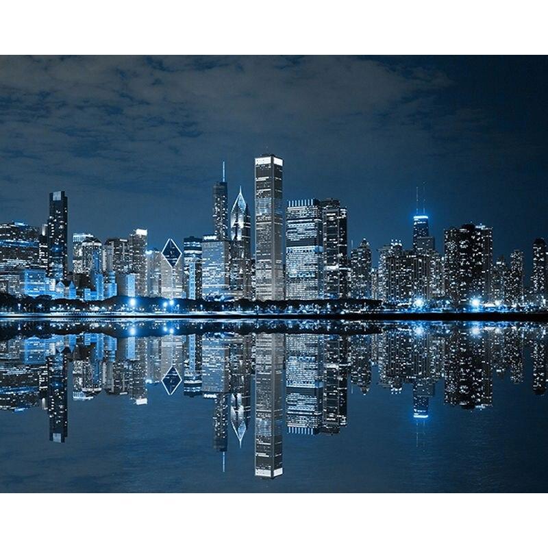 

5D алмазна вишивка міський пейзаж повна дрель алмазний живопис вишивка хрестиком мозаїка прикраса дому Full Round 30x40CM