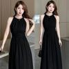 Korean Style Fairy Dress: Hepburn-Inspired, Slimming Mid-Length Skirt